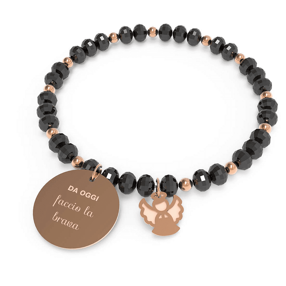 10 BUONI PROPOSITI BRACCIALE DONNA B-5250RO/N