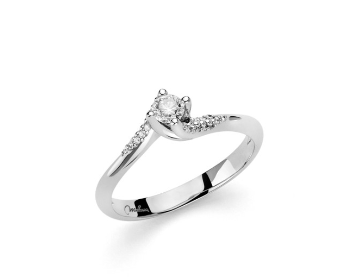 ANELLO SOLITARIO MILUNA BRILLANTI